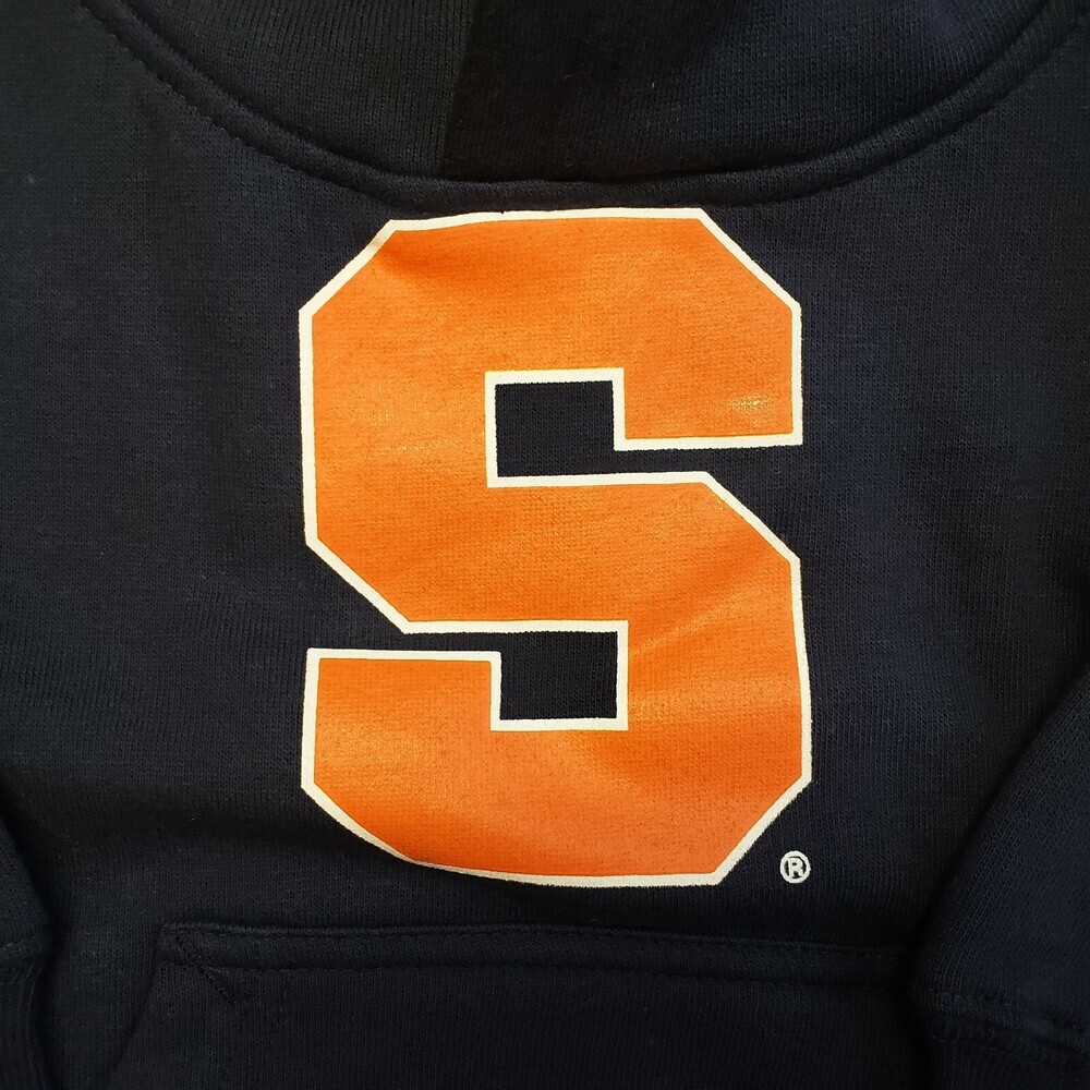 NCAA Size 3T Toddler Syracuse Orange Long Sleeve Pullover Sweatshirt Hoodie - Picture 3 of 4
